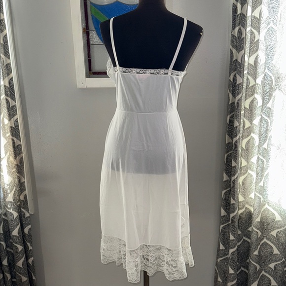 Youth Form Vintage 1960’s Lace Nylon Slip Dress SZ Medium - Picture 5 of 7